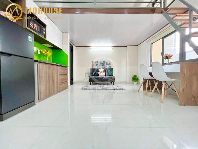 Hình ảnh Duplex gác cao, có thể làm thành 1PN dưới gác gần Triển lãm Tân Bình