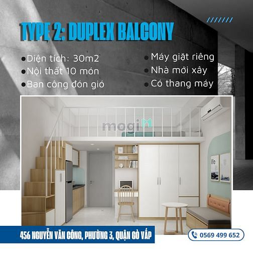 Hình ảnh Mb6623 nạp rút nhanh chóng ban công full nội thất view sân bay Tân Sơn Nhất, mới xây