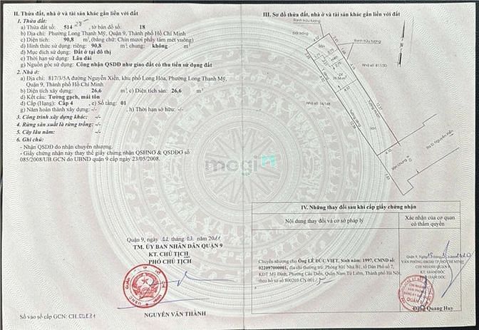 Hình ảnh 91m2 Hẻm 817 Đường Nguyễn Xiển Phường Long Thạnh Mỹ. Tp. Thủ Đức