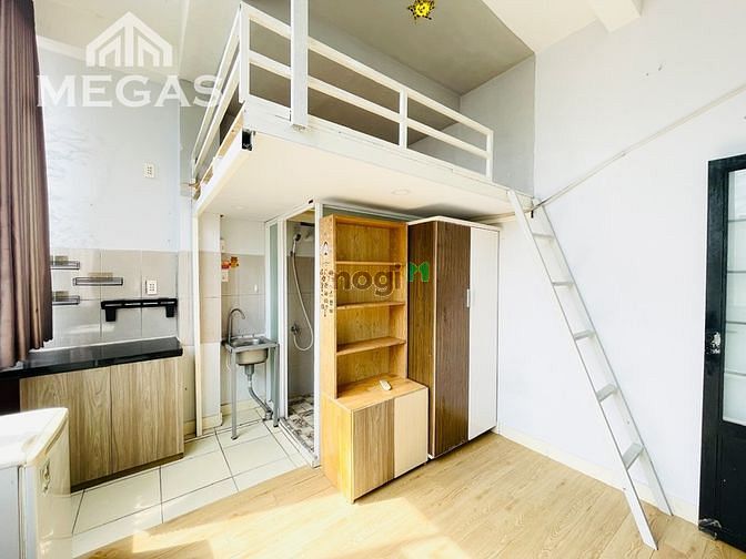 Hình ảnh Duplex gần 3/2 Q10_Hình thật 100%_25m2_Thang máy_Cửa sổ lớn_Full nt