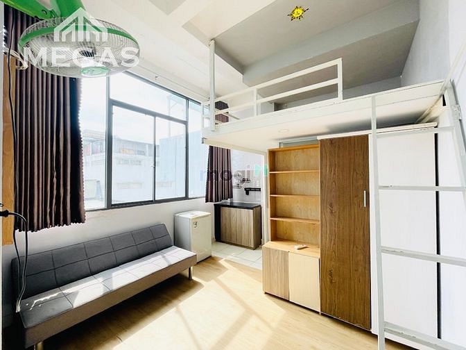 Hình ảnh Duplex gần 3/2 Q10_Hình thật 100%_25m2_Thang máy_Cửa sổ lớn_Full nt