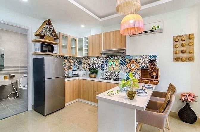 Hình ảnh CHO THUÊ CĂN HỘ FULL NỘI THẤT 1pn riêng ở được 4-5ng Tân Bình