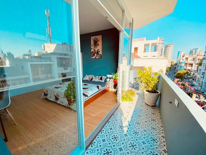Hình ảnh Siêu phẩm 1PN 50m2 bancol chữ L chạy dài - Ngây Cầu Thị Nghè 🌈