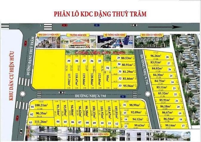 Hình ảnh Mở bán dự án đất nền tại Đặng Thùy Trâm, P13, BT, 80m2, 2tỷ7, sổ riêng
