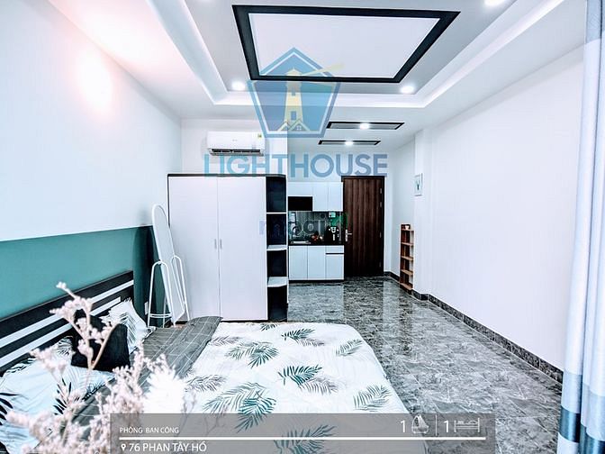 Hình ảnh Mb6623 nạp rút nhanh chóng ban công full nội thất gần Phan Xích Long, Phan Đăng Lưu