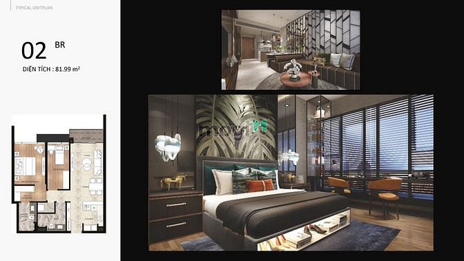 Hình ảnh The River cho thuê 2Pn căn gốc nhà trống 94m2 chỉ 24 triệu