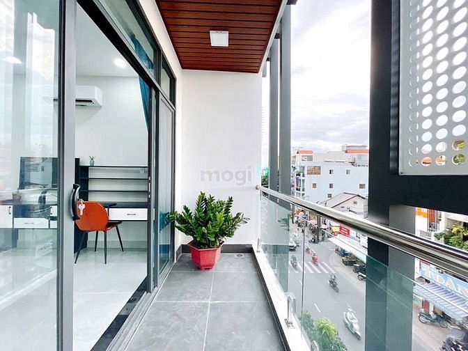 Hình ảnh 🔅1PN VIEW THÀNH PHỐ🔅Tone trắng cực sang - Ít chi phí ✅