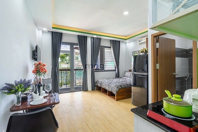 Hình ảnh Mb6623 nạp rút nhanh chóng bancol 35m2 ngay Vũ Tùng gần Chợ Bà Chiểu Full Nội Thất cao cấp
