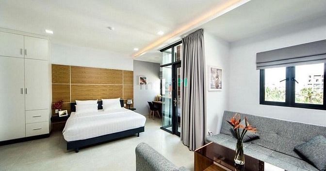 Hình ảnh Cho Thuê Căn Hộ 1 Phòng Ngủ Siêu Xịn Ký Con Quận 1