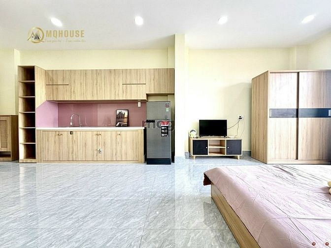Hình ảnh Cho Thuê Studio Bancolny View Đẹp 45M2 Mới Leng Kengg⭐⭐Phan Đăng Lưu