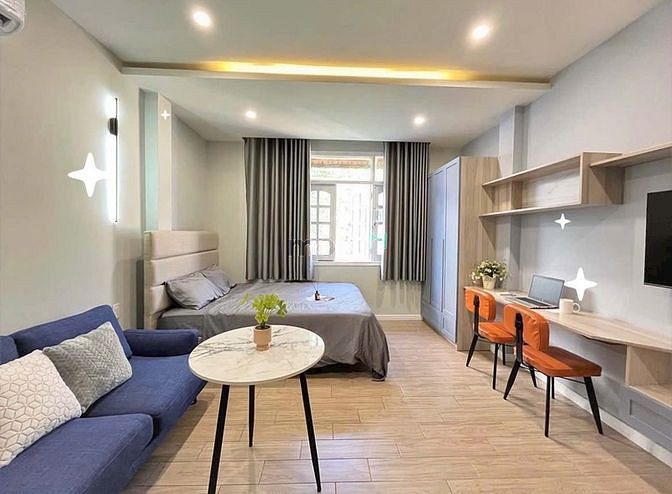 Hình ảnh 🌟STUDIO bếp xa giường🌟View cửa sổ bao thơ - Vị trí vàng