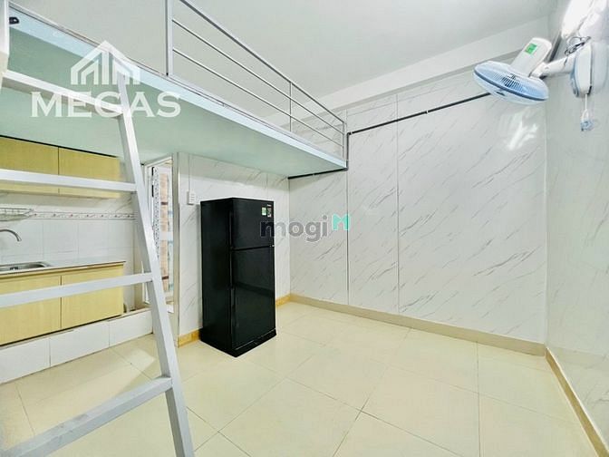 Hình ảnh Phòng Giá Rẻ Đầy Đủ Nội Thất Có Gác Thoáng Mát