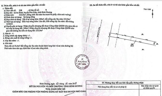 Hình ảnh Đất mặt tiền DT 741 Phú Giáo Bình Dương dân đông, buôn bán tốt