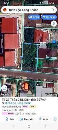 Hình ảnh Bán 2 lôĐất Bình Lộc, Suối Tre Long Khánh Đồng Nai