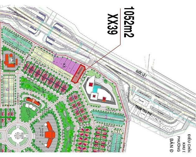 Hình ảnh Đất công 3 mặt tiền KDC Cty8 view cầu Cần Thơ - 1025m2 - 55 tỷ