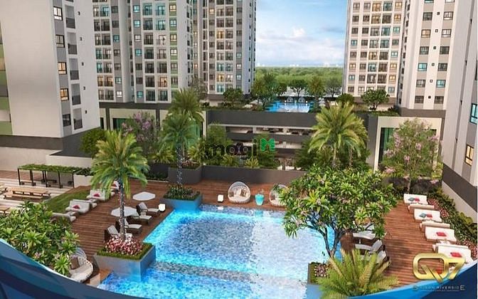 Hình ảnh Cần cho thuê căn 2PN 2WC có rèm máy lạnh chung cư Q7 SG RVS giá 9tr
