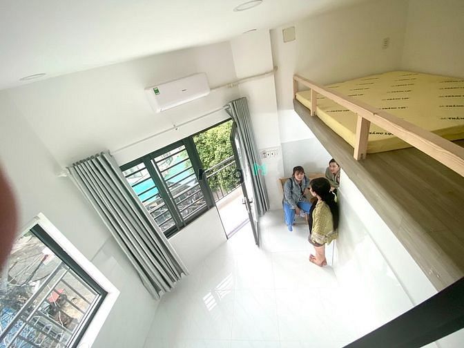 Hình ảnh Phòng Bancol Full Nội Thất, Free Xe Tân Bình
