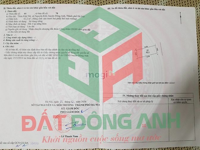 Hình ảnh Bán 62m khê nữ, ngyên khê - đường ô tô - ngõ thông - giá rẻ