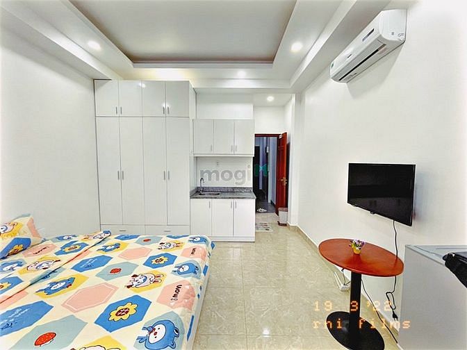 Hình ảnh Căn Hộ Studio ban công gần Cầu Bông Quận 1