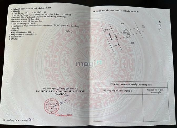 Hình ảnh Cắt lỗ nhiều lô đất TRƯỜNG THÀNH - HÒA THÀNH, SHR chỉ còn 359tr