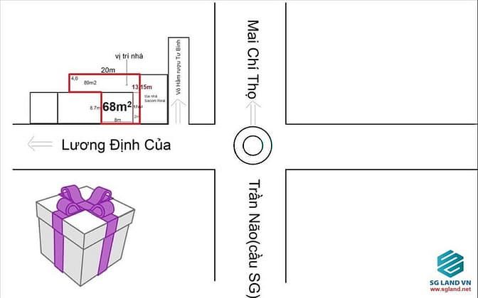 Hình ảnh Bán lô đất đẹp mặt tiền đường lương định của q2 giá ngộp