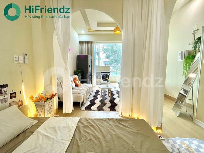 Hình ảnh Căn Hộ Full NT - 35M2 Máy Giặt Riêng - Cv Làng Hoa 💕