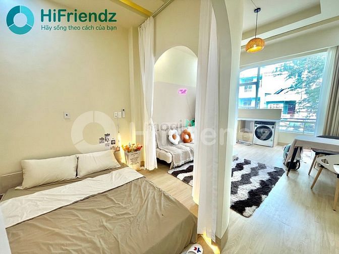 Hình ảnh Căn Hộ Full NT - 35M2 Máy Giặt Riêng - Cv Làng Hoa 💕