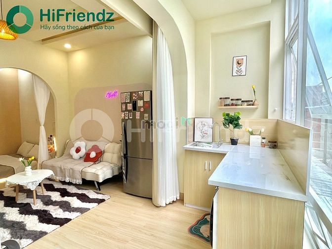 Hình ảnh Căn Hộ Full NT - 35M2 Máy Giặt Riêng - Cv Làng Hoa 💕