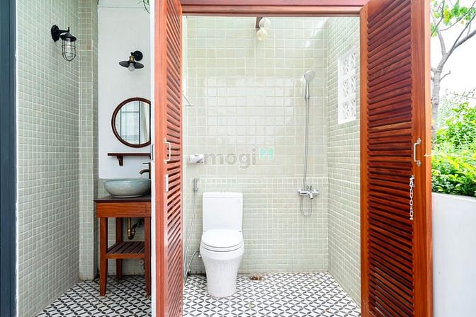 Hình ảnh Mb6623 nạp rút nhanh chóng ban công thiết kế cổ điển tone xanh gỗ Thanh Đa, Bình Thạnh