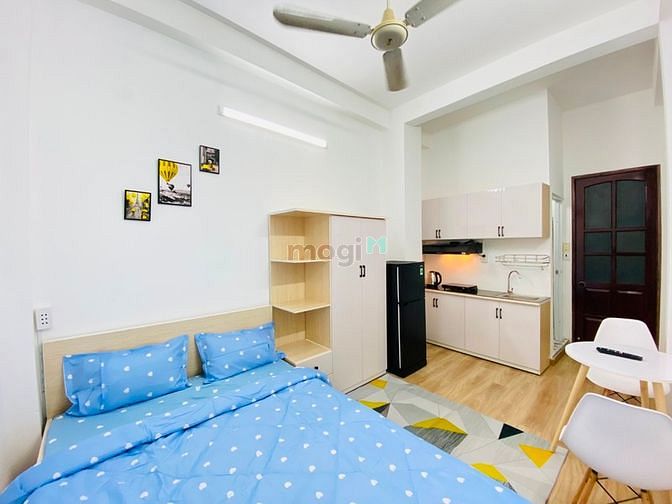 Hình ảnh Studio full nội thất có máy giặt riêng 35m2 gần Vạn Hạnh Mall