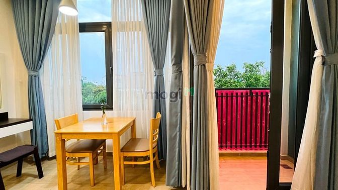 Hình ảnh Căn Hộ 1PN Tách Bếp Thiết Kế Hiện Đại - Bếp Rộng, Ban Công Thoáng
