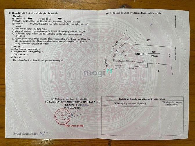 Hình ảnh Xóm Đồng Thanh Phước Gò Dầu cách DT782 chỉ 500m