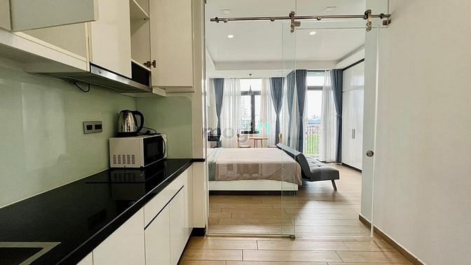 Hình ảnh Siêu Phẩm 1PN full Nội thất TÁCH BẾP, Hiện Đại, cao cấp