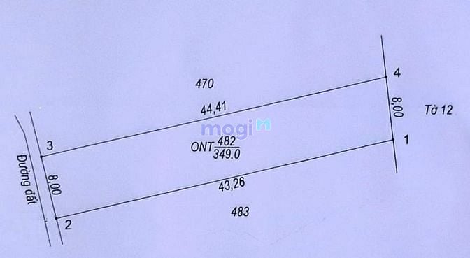 Hình ảnh 8 x 44, full thổ cư, khu dân cư, cách BX Củ Chi 60km, cách DT 785 chỉ