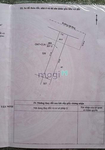 Hình ảnh Đất ấp Trâm Vàng, Thanh Phước, Gò Dầu, Tây Ninh.  ♦️ dt 7.5m x40m, có
