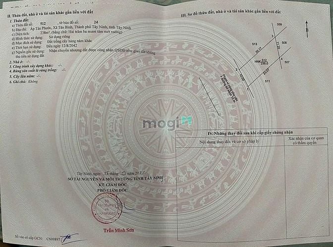 Hình ảnh [TP TÂY NINH] Cần bán 2 lô đất ĐẸP TÂN BÌNH MẶT TIỀN KÊNH -Diện tích: