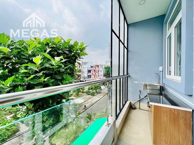 Hình ảnh CHDV Ban Công Full Nội Thất Tách Bếp Máy Giặt Riêng ngay Aeon Bình Tân