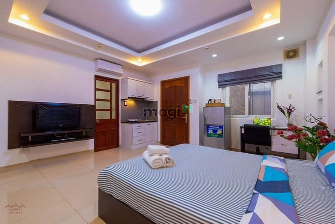 Hình ảnh Studio cửa sổ lớn máy giặt riêng full nội thất Điện Biên Phủ Quận 1