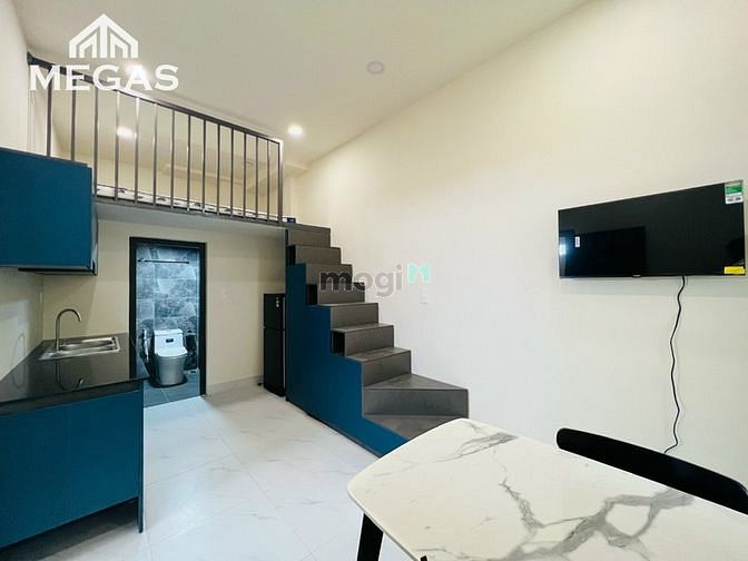 Hình ảnh Căn Hộ Dạng Gác - Có Cửa - Full Nội Thất Mới 100%- 35m2 - CV Làng Hoa