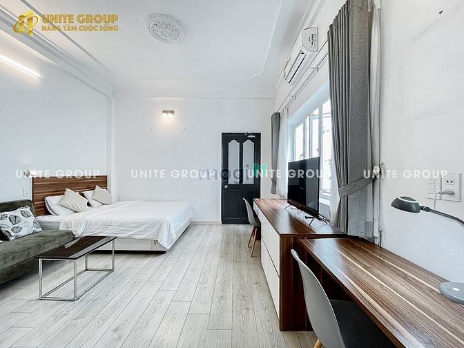 Hình ảnh Studio bancon cửa sổ lớn full nội thất Đinh Công Tráng Quận 1