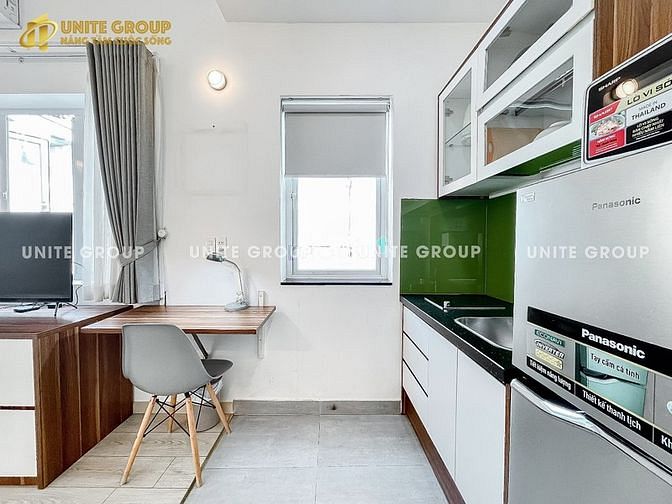 Hình ảnh Studio bancon cửa sổ lớn full nội thất Đinh Công Tráng Quận 1