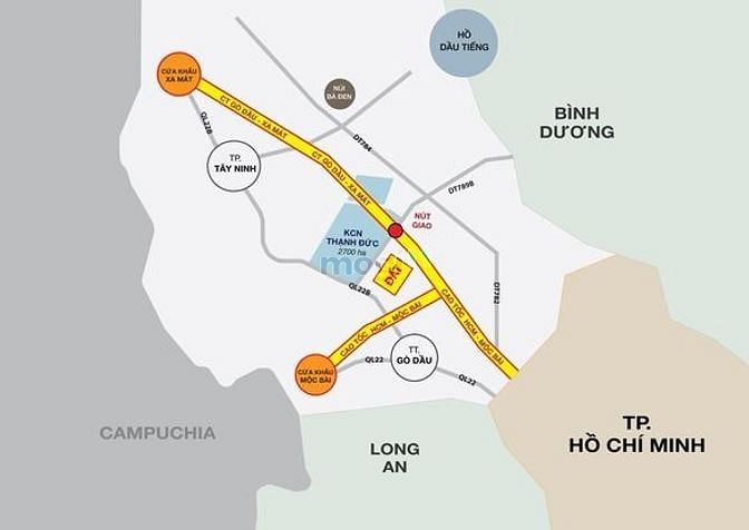 Hình ảnh THANH LÝ GẤP đát Đường Long Thạnh Đức Gò Dầu Tây Ninh 105m²