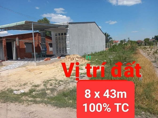 Hình ảnh 8 x 44, full thổ cư, khu dân cư, cách BX Củ Chi 60km, cách DT 785 ch