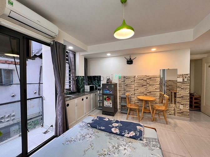 Hình ảnh Trống Sẵn Mã Studio Ban Công Ở Được 2 Người 2 Xe Tại Bình Thạnh