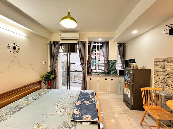 Hình ảnh Trống Sẵn Mã Studio Ban Công Ở Được 2 Người 2 Xe Tại Bình Thạnh