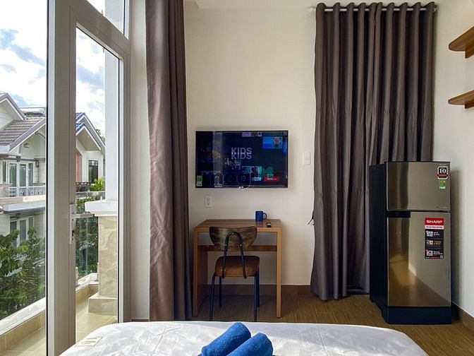 Hình ảnh Studio bancon ở KDC ven sông đối diện Rmit gần Lotte, Sc vivo, TDTU