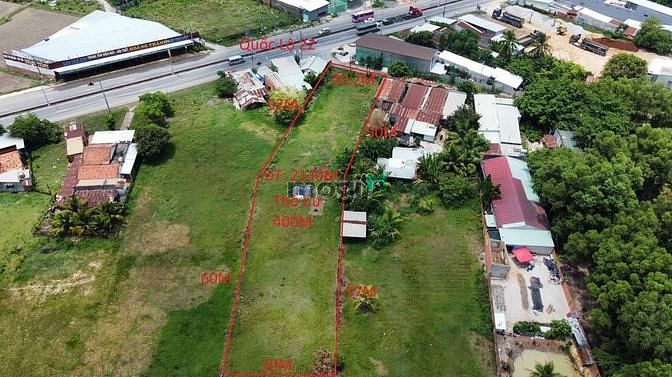 Hình ảnh Bán Đất Trảng Bàng -Tây Ninh. Góc 2Mt. Dt 2140m2.Thổ 400 4 tỷ 2