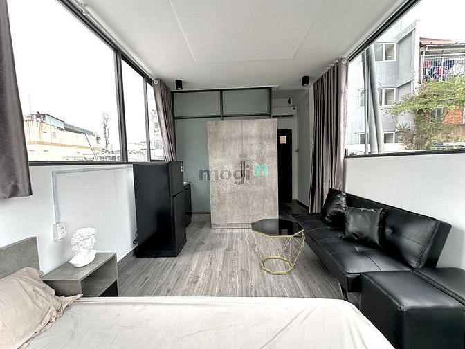 Hình ảnh Studio 1PN máy giặt riêng bancon lớn full nội thất Lê Thánh Tôn Quận 1