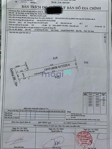 Hình ảnh Khu vực đất tien thuận bến cầu Tây Ninh  Dt: 5*45 thổ cư full ( ONT +