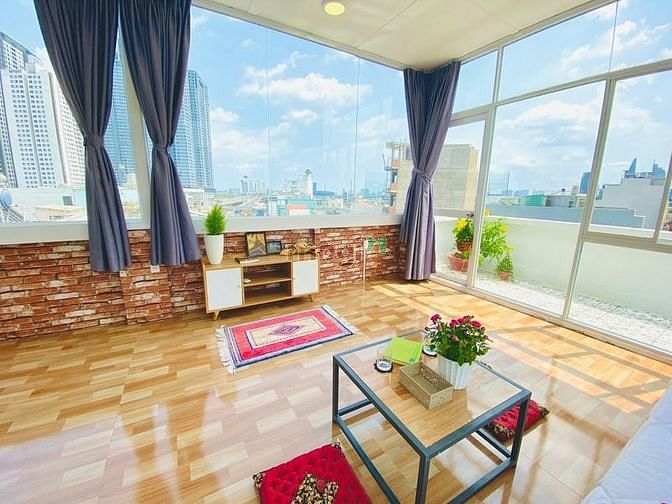 Hình ảnh CHDV CAO CẤP FULL NỘI THẤT, View pháo hoa ban công_ ánh sáng - gió trờ